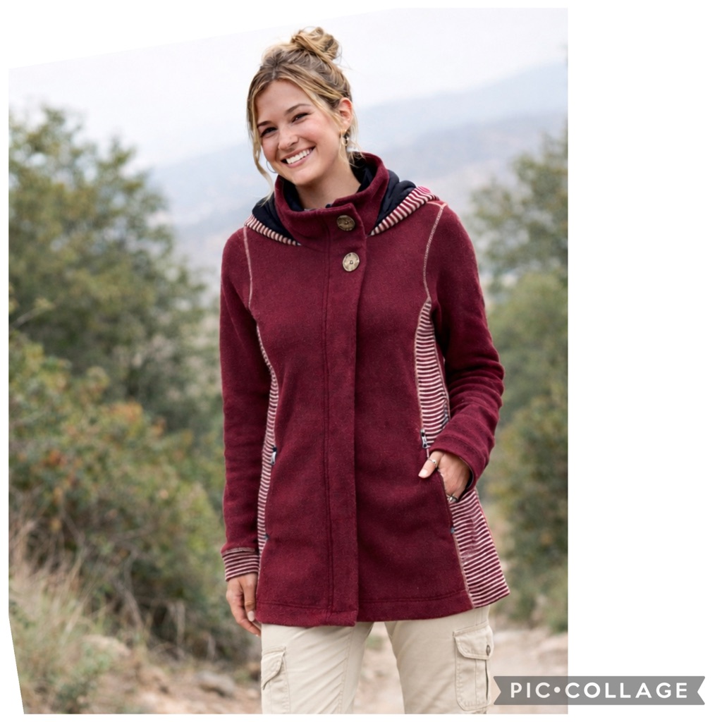 Prana Kari Wool Blend Hooded Cardigan Sweater